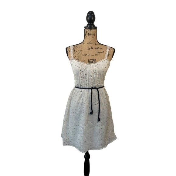 (E-147) Zara trafaluc collections‎ short sleeves womens dress size S ivory color - Picture 2 of 9